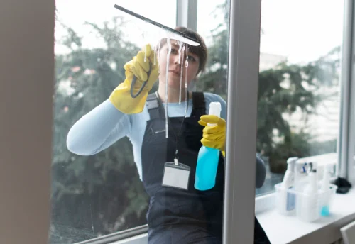 Nettoyage de vitres intérieures et extérieures à Chamblet